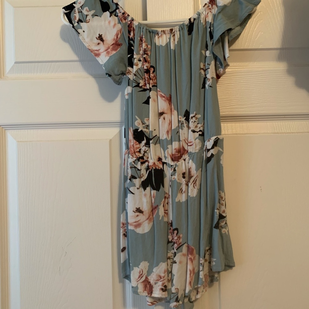 Kendall and Kylie Off the Shoulder Floral Romper